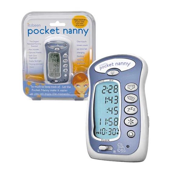 NEW Itzbeen Pocket Nanny Baby Care Timer Blue Nightlight Helper Electronic Gift - Picture 1 of 3